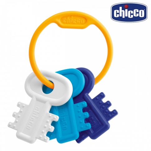 CHICCO Игрушка-погремушка Ключики голубой 63216.20
