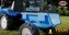 Трактор з причепом синій Falk 2050C Landini 2