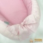 Кокон Маленька Соня Baby Design Premium Зірки на рожевому 4