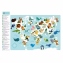Магнітний набір Карта світу з тваринами Janod J05468 2
