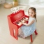 Дитяче піаніно 25 клавіш зі стільцем і підсвіткою червоний Hape E0630 3