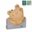 Бамбукова порціонна тарілка на присосці Miniland Wooden Plate Frog 89472 3