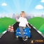 Детский чемодан для путешествий Trunki Percy Police Car 0323-GB01-UKV 6