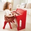 Дитяче піаніно 25 клавіш зі стільцем і підсвіткою червоний Hape E0630 2