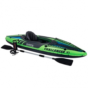 Човен надувний Challenger K1 Kayak 274х76х38 см Intex 68305