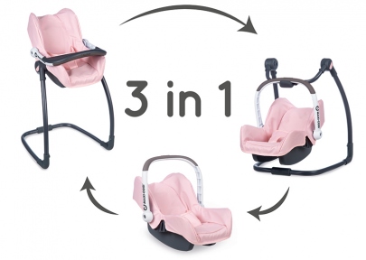 Стільчик для ляльки 3 в 1 Софт Smoby Maxi-Cosi 240235