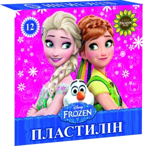 МІЦАР Пластилін Frozen 12 кольорів Ц558011У