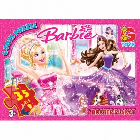 G-TOYS Пазли 35 Barbie 30 x 21 см BA001