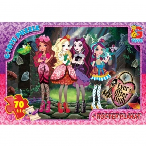 G-TOYS Пазлы 70 Ever After High 30 x 21 см AH002