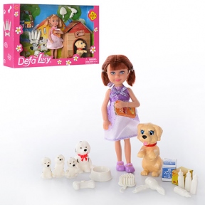 DEFA LUCY Лялька з щенятами 8281