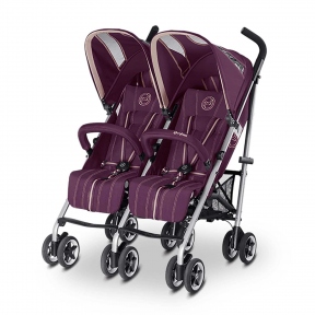 Прогулянкова коляска для двійнят Cybex Twinyx Princess Pink-purple 516204003