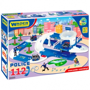 Ігровий набір Wader Kid Cars 3D Поліція 53320