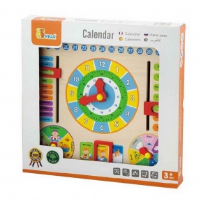 Іграшка Годинник і календар Viga Toys 59872