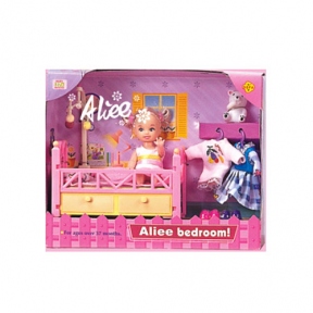 DEFA LUCY Кукла с нарядами Aliee Bedroom 262