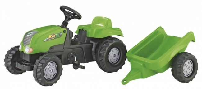 Трактор с прицепом Rolly Toys rollyKid-X 012169