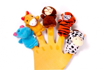 LINDO Набор игрушек на пальчики из ткани P 266