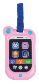Інтерактивний смартфон рожевий Bebelino 58159