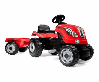 Трактор на педалях з причепом Smoby Farmer XL 710108