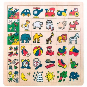 Игрушка Match The Pictures Puzzle Bino 84079