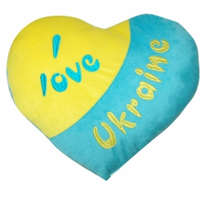 ТИГРЕС Подушка Я люблю Украину ПД-0121