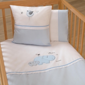 Комплект постели 3 пр Funna Baby Hippo