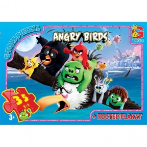 G-TOYS Пазлы 35 Angry Birds 30 x 21 см B001031