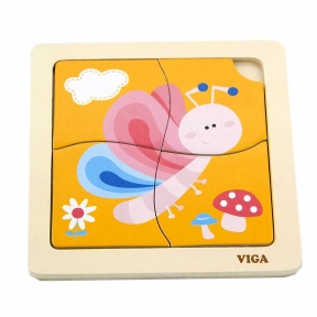 Міні-пазл Viga Toys Метелик 50136