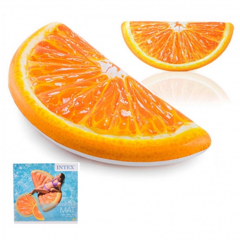 Матрас надувной Orange Slice Mat 178х85 см Intex 58763