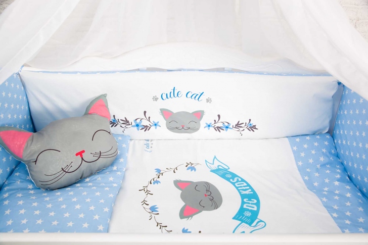 Детская постель 8 пр DC Cute Cat