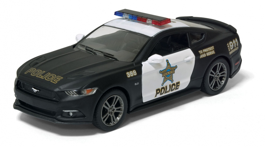 KINSMART Машинка 2015 Ford Mustang GT Police KT5386WP