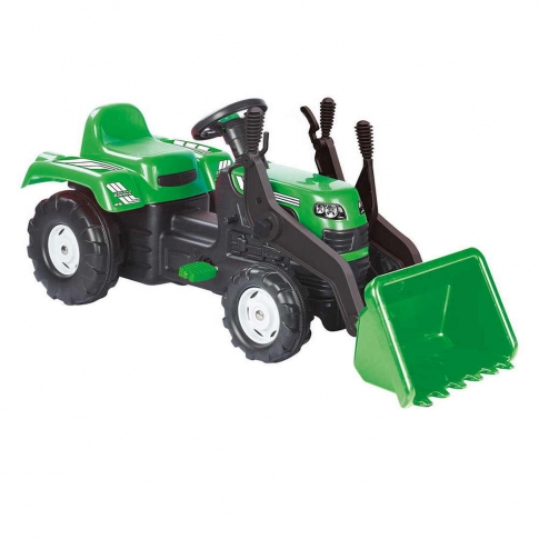 Трактор на педалях з ковшем зелений ORION-DOLU 8147