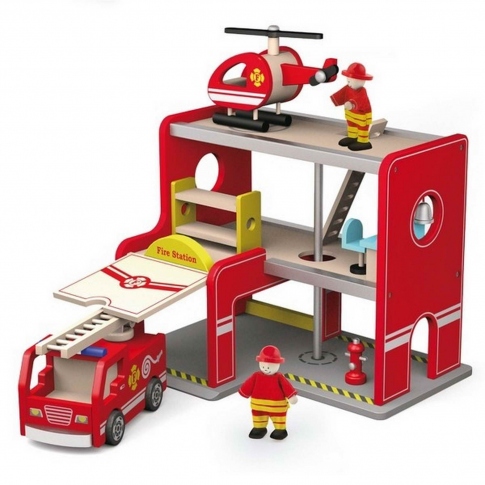 Игровой набор Пожарная станция Viga Toys 50828