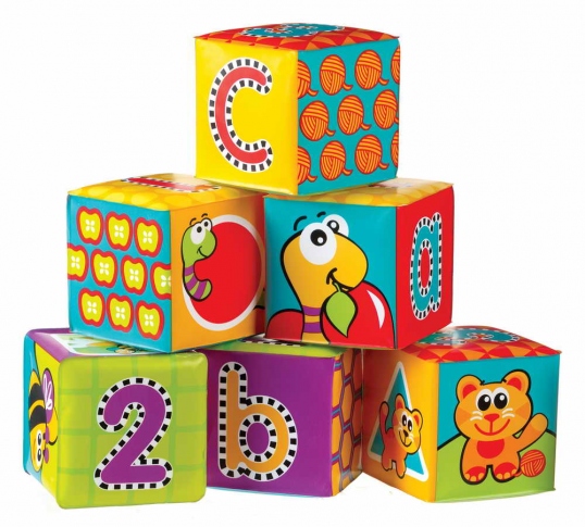 PLAYGRO Кубики развивающие Азбука 0183838