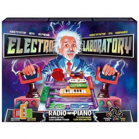 Конструктор електронний Danko Toys Electro Laboratory Radio-Piano ELab-01-03