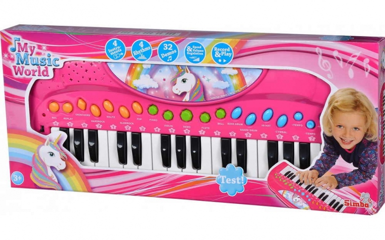 Музичний інструмент Клавішні Єдиноріг Simba 6832445