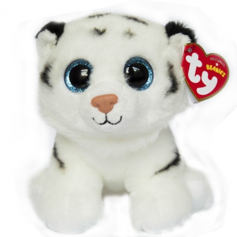 TY Beanie Babies Белый тигренок Tundra 15 см 42106