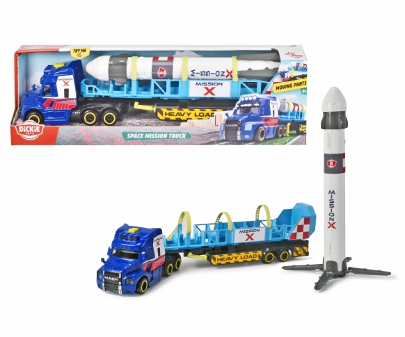 Вантажівка Мак Космічна місія з ракетою 41 см Dickie Toys 3747010
