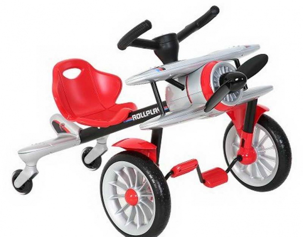 Дитячий велокарт Go-Kart Planedo Silver Rollplay 46554