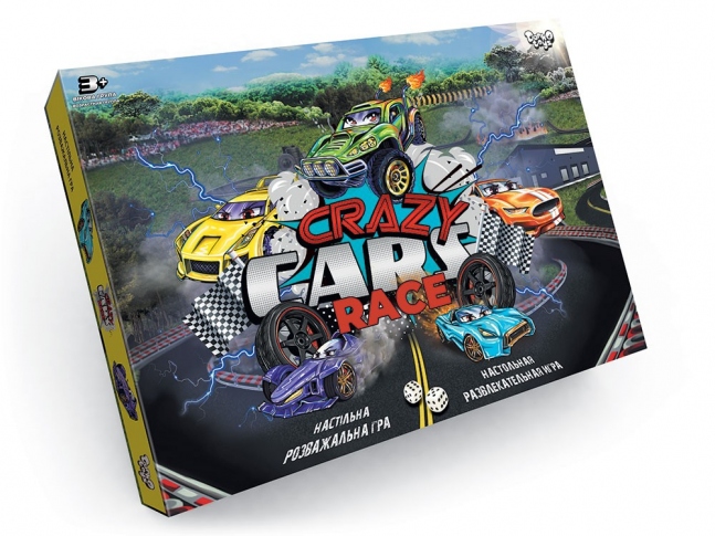 DANKO TOYS Настільна гра Crazy Cars Race DT G94R