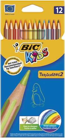BIC KIDS Карандаши Tropicolors2 12 шт 50/2091