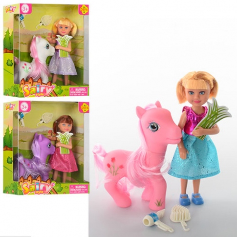 DEFA LUCY Кукла с коньком Little Pony 8303