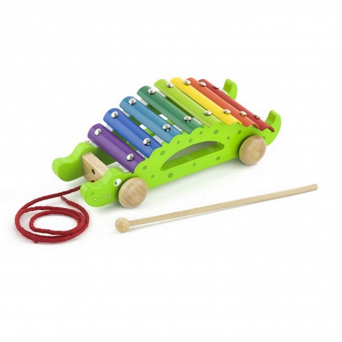 Іграшка-каталка Крокодил Viga Toys 50342