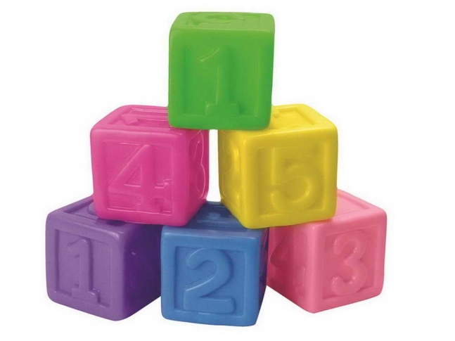 BEBELINO Іграшка Кубики з цифрами 57089