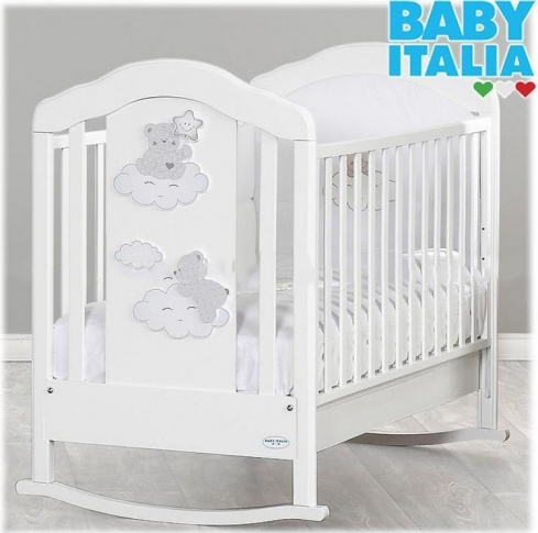 Ліжко Baby Italia Coccolo White/Grey