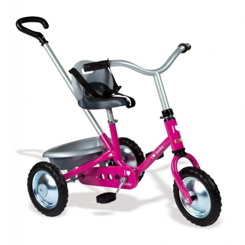 Велосипед трехколесный Smoby Zooky Pink 454016