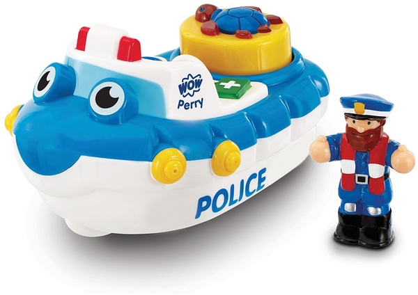 Поліцейський човен Wow Toys Police Boat Perry 10347