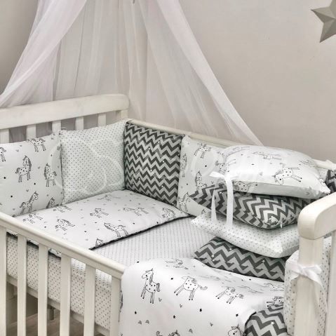Детская постель Маленькая Соня Baby Design Единорог 7 пр
