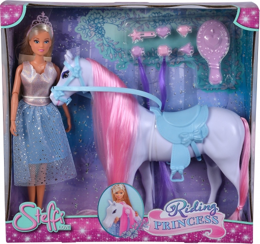 SIMBA Лялька Штеффі Принцеса з конем 5733519