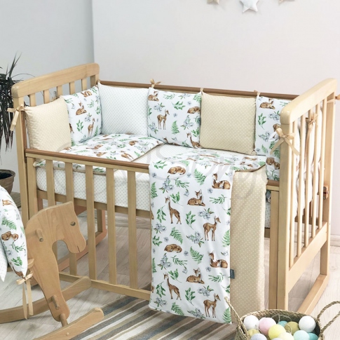 Детская постель Маленькая Соня Baby Design Premium Елене 6 пр