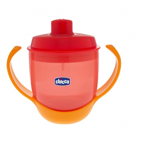 CHICCO Чашка-непроливайка Meal Cup 12 м+ оранжевий 06824.70